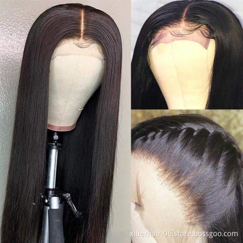 Wholesale Virgin Remy Hair Wigs 360 Frontal Wig Brazilian Hair 613 Blonde 30 40 Inch 5x5 lace Closure Human Hair Wigs